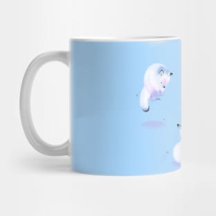 Arctic Foxes Mug